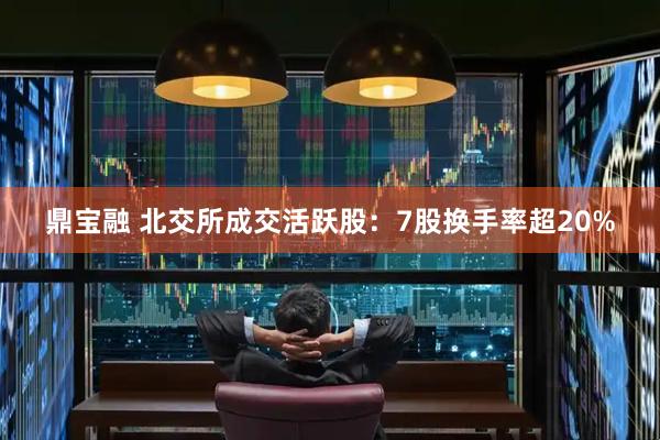 鼎宝融 北交所成交活跃股：7股换手率超20%