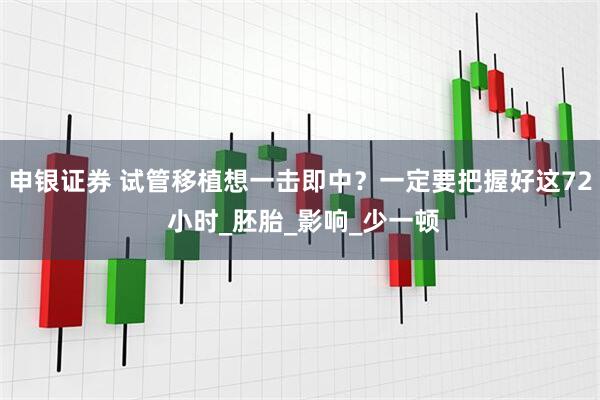 申银证券 试管移植想一击即中？一定要把握好这72 小时_胚胎_影响_少一顿