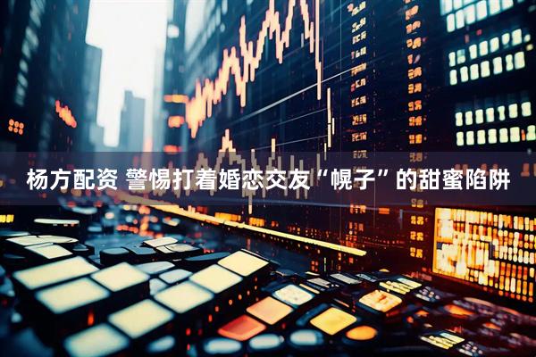 杨方配资 警惕打着婚恋交友“幌子”的甜蜜陷阱